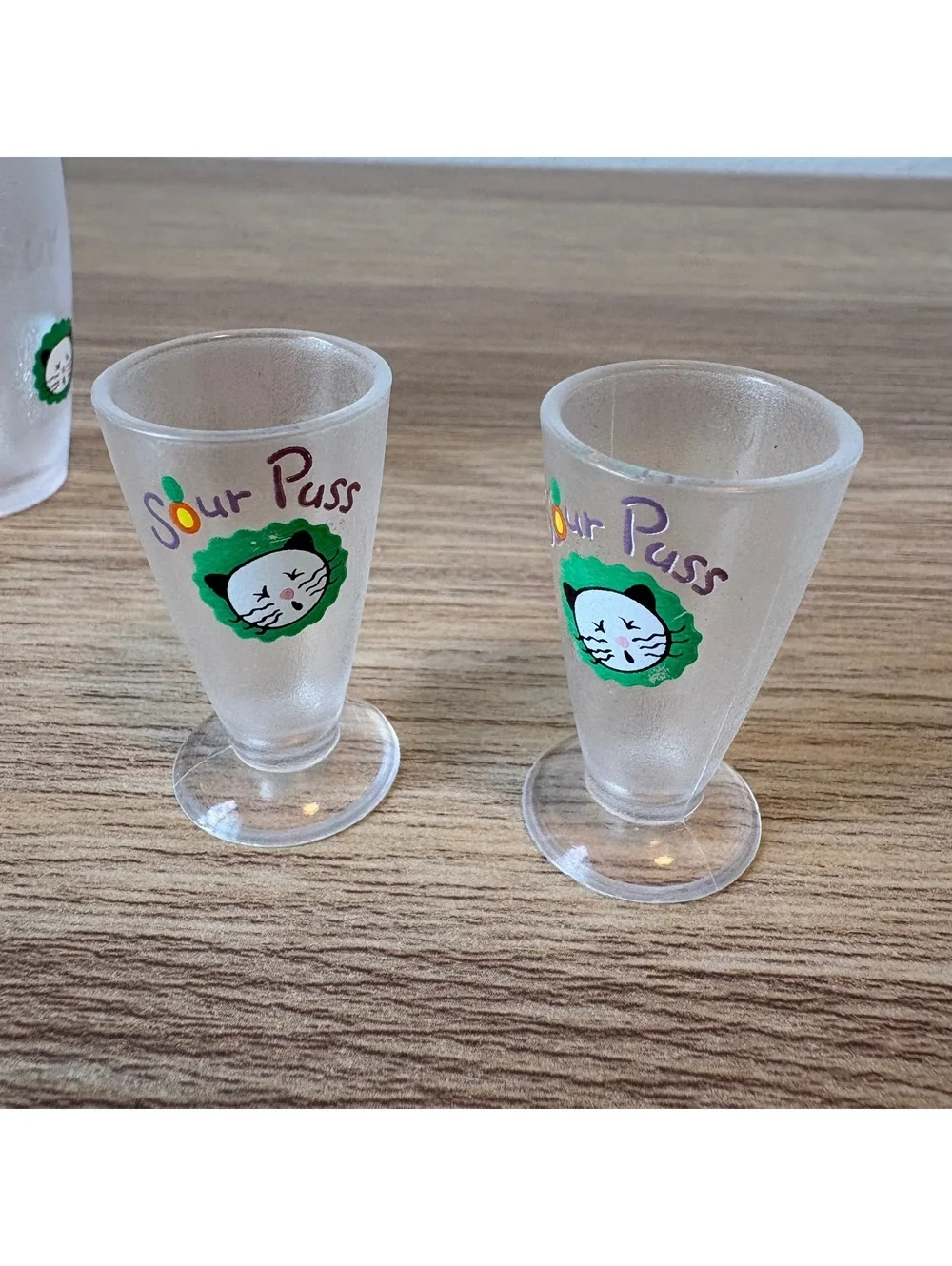 Vintage Muffy Vanderbear Sour Puss Lemonade Pitcher, 2 Cups 1996 Accessories